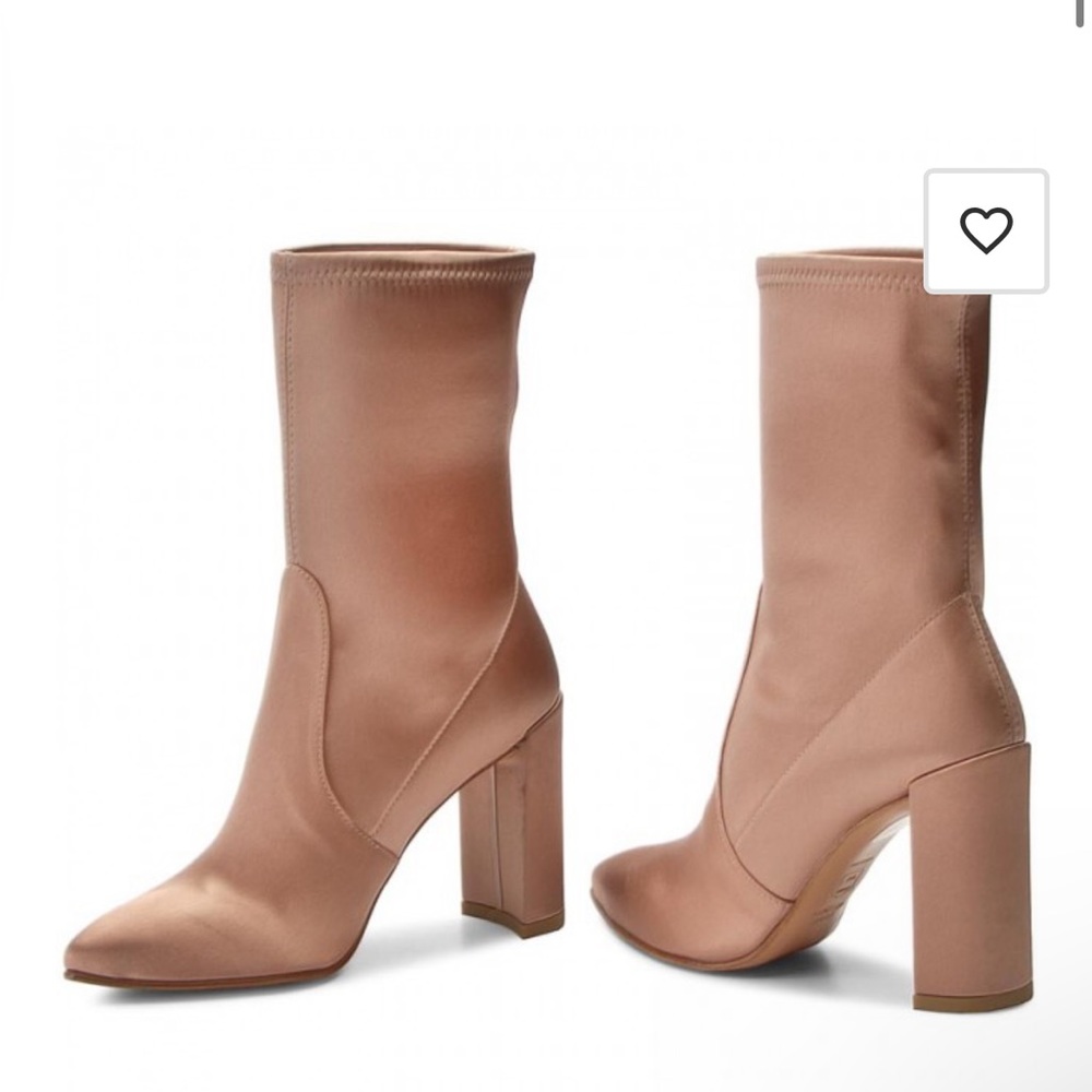 Stuart Weitzman Clinger Clinger Adobe Stretch Sat… - image 2